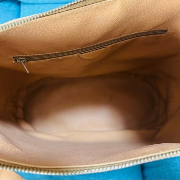 Celine Paris M14 Italy Macadam pattern PVC Razor Beige Leather Shoulder bag - Picture 11 of 16